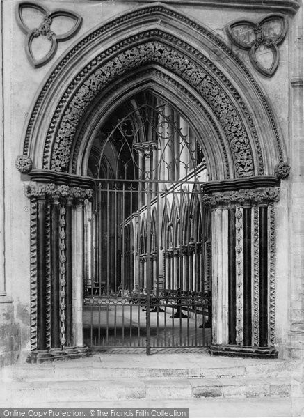Lincoln, Cathedral, North Choir Aisle 1890 Photo of Lincoln, Cathedral, North Choir Aisle 1890
