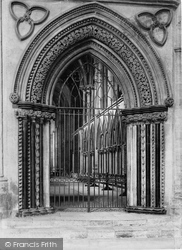 Cathedral, North Choir Aisle 1890, Lincoln