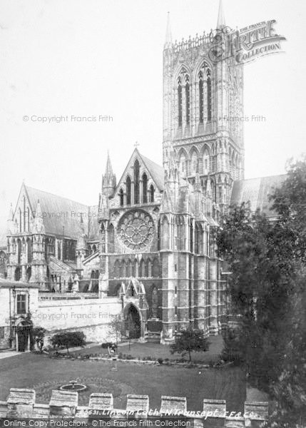 Lincoln, Cathedral, North Transept 1890 Photo of Lincoln, Cathedral, North Transept 1890