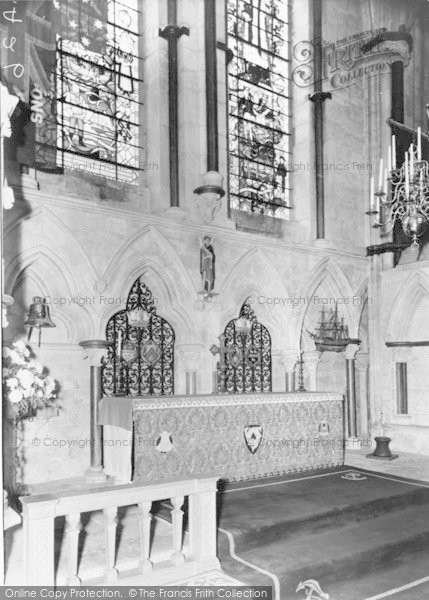 Photo of Lincoln, Cathedral, Royal Navy Chapel c.1965