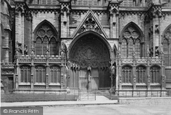 Cathedral, South Door 1890, Lincoln