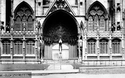 Cathedral, South Porch 1895, Lincoln