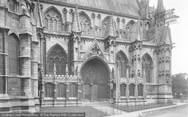 Photo of Lincoln, Cathedral, South Porch 1923