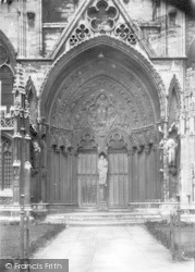 Cathedral, South Porch 1923, Lincoln