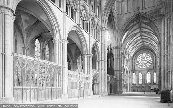Photo of Lincoln, Cathedral, South Transept 1890