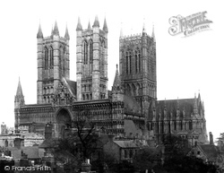 Cathedral, South West c.1879, Lincoln