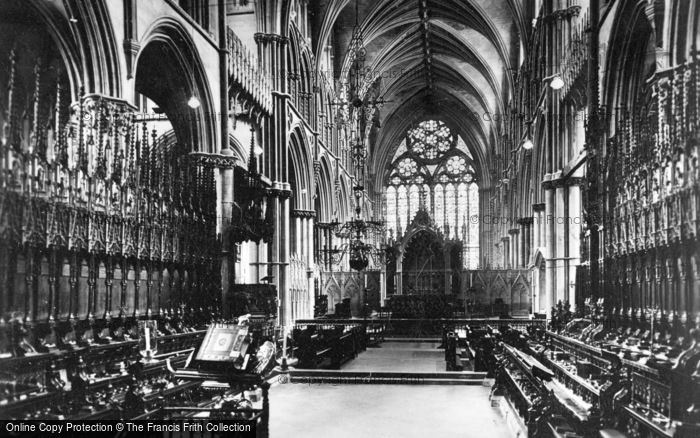 Photo of Lincoln, Cathedral, The Choir c.1930