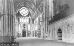 Cathedral, The Transept c.1965, Lincoln