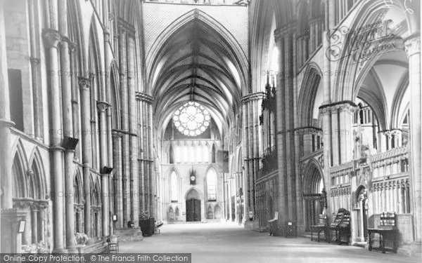 Photo of Lincoln, Cathedral, Transept c.1965
