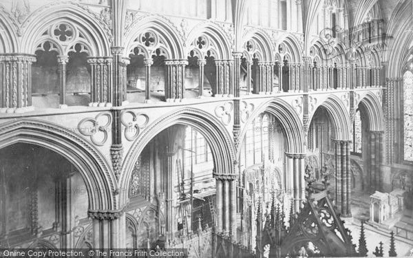 Photo of Lincoln, Cathedral, Triforium 1890