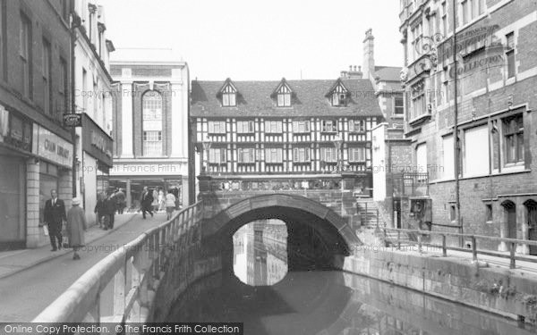 Photo of Lincoln, High Bridge c.1965