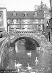 High Bridge Over River Witham From Waterside South c.1955, Lincoln