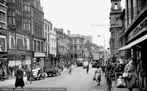 Photo of Lincoln, High Street c.1950