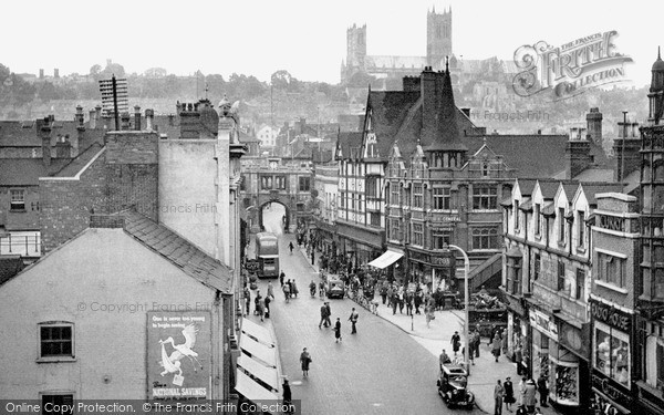 Photo of Lincoln, High Street c.1955