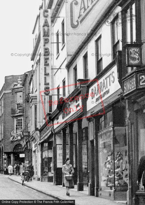 Photo of Lincoln, High Street Shops c.1950