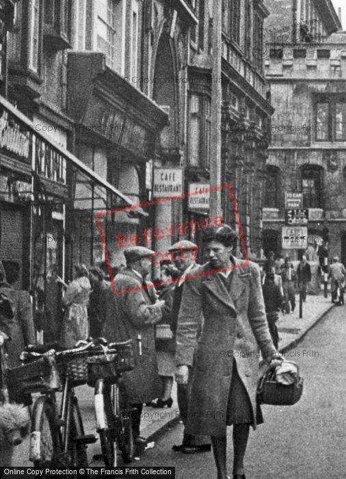 Photo of Lincoln, People On High Street c.1950