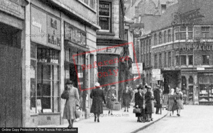 Photo of Lincoln, People On Silver Street c.1950