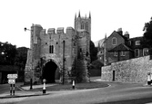 Potter Gate And Cathedral c.1950, Lincoln