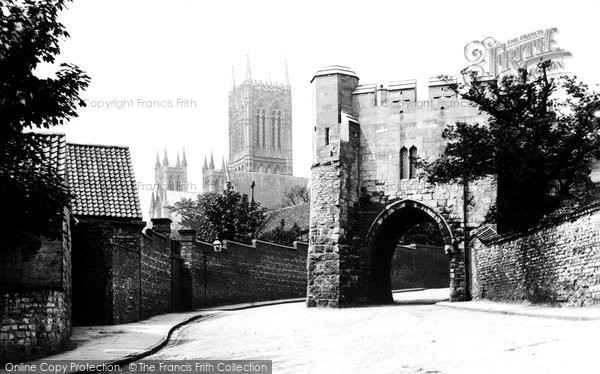 Photo of Lincoln, Pottergate And Cathedral 1890