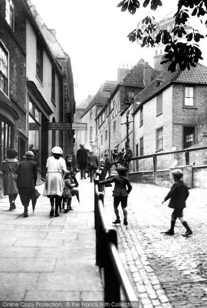 Photo of Lincoln, Steep Hill 1923