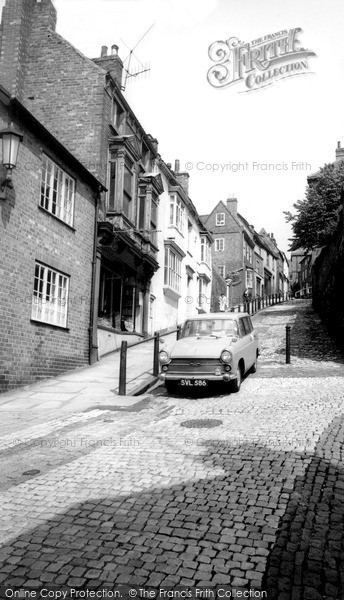 Photo of Lincoln, Steep Hill c.1965