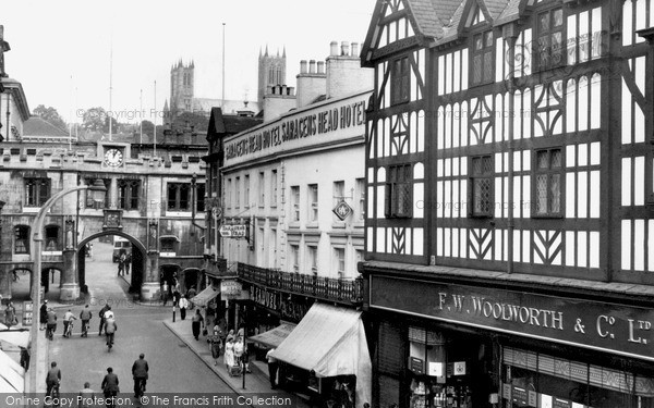 Photo of Lincoln, Stonebow c.1955