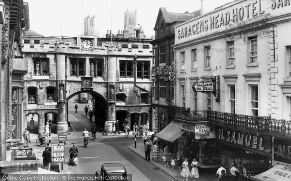 Photo of Lincoln, Stonebow c.1955