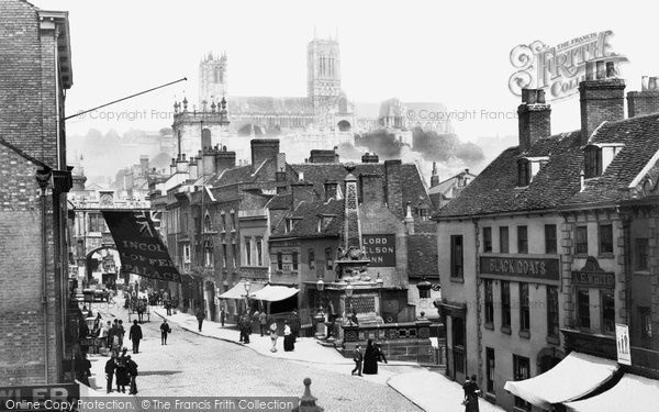 Photo of Lincoln, The Cathedral And Stonebow 1890