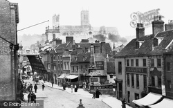 The Cathedral And Stonebow 1890, Lincoln