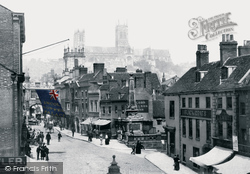 The Cathedral And Stonebow 1890, Lincoln