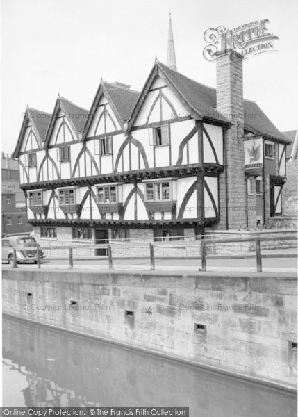Lincoln, the Green Dragon Hotel c1955 Photo of Lincoln, The Green Dragon Hotel c.1955