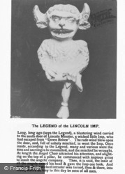 The Legend Of The Lincoln Imp c.1880, Lincoln
