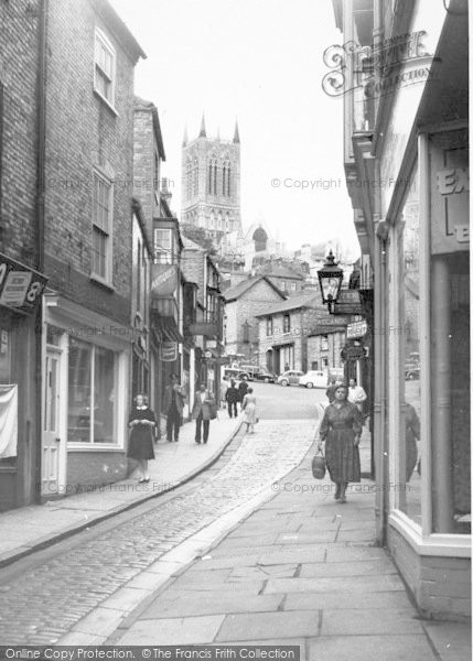 Photo of Lincoln, The Strait c.1960