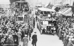 Trams, High Street 1929, Lincoln