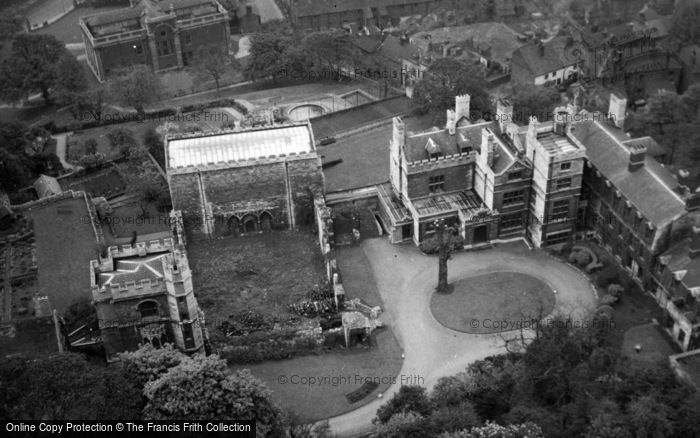 Photo of Lincoln, View From Cathedral 1951