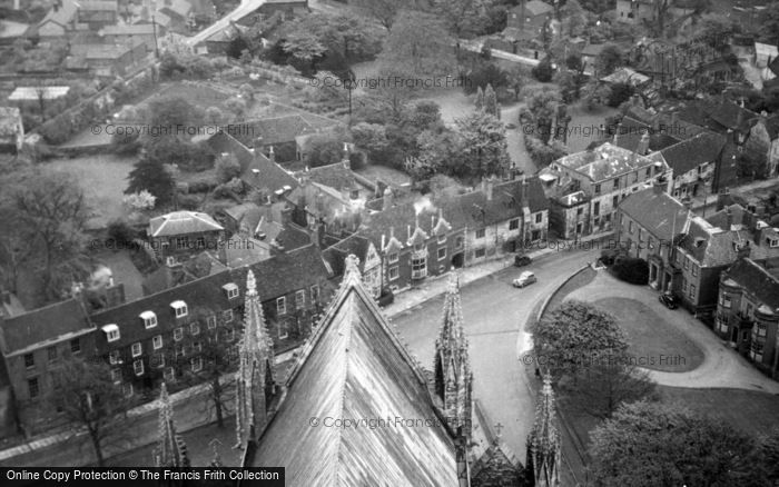 Photo of Lincoln, View From Cathedral 1951