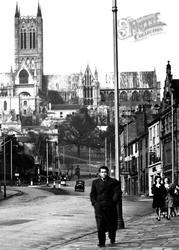 Walking Down Broadgate c.1950, Lincoln