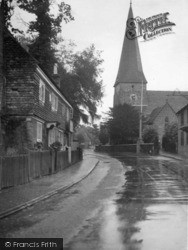 All Saints' Church And Cottages Looking North c.1960, Lindfield
