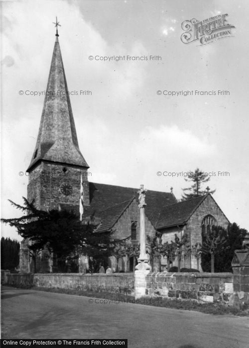 Photo of Lindfield, All Saints' Church c.1955