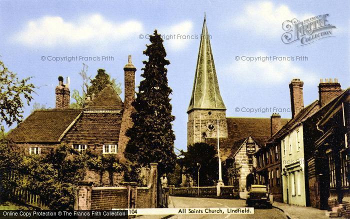 Photo of Lindfield, All Saints' Church c.1960