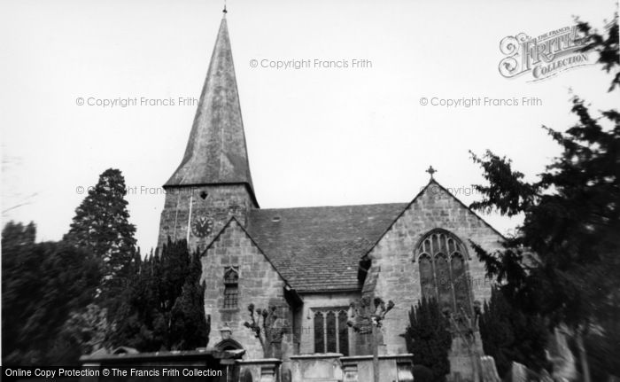 Photo of Lindfield, All Saints' Church c.1960