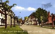 High Street And Bent Arms Hotel c.1960, Lindfield