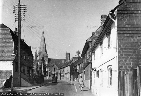 Photo of Lindfield, The Village c.1955