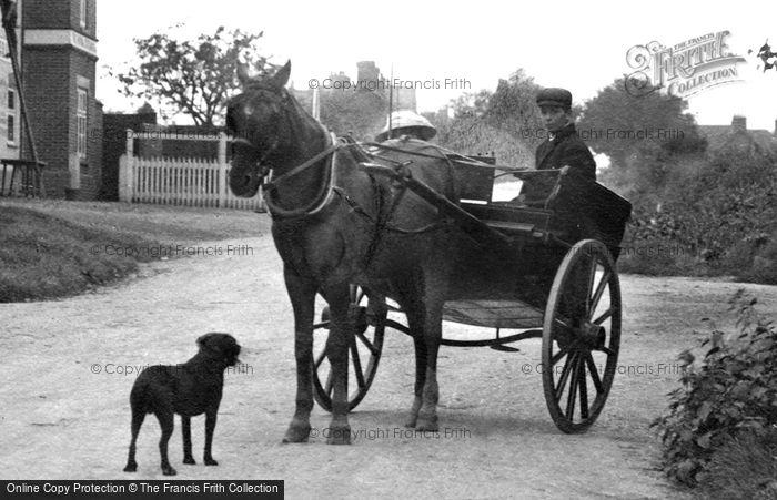 Photo of Lindford, Horse And Cart 1899