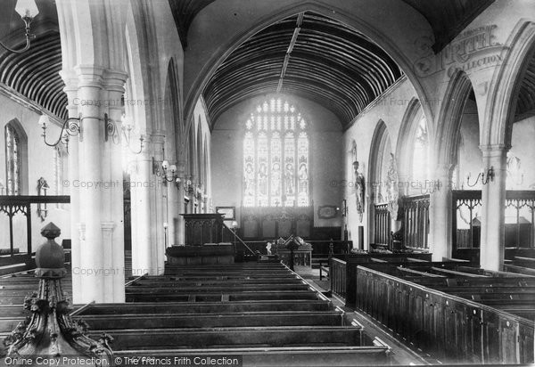 Photo of Lingfield, Church Interior 1906