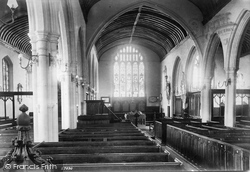 Church Interior 1906, Lingfield
