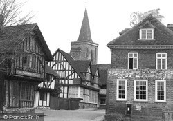 Church Of St Peter And St Paul And Old Houses 1951, Lingfield