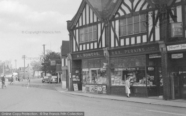 Photo of Lingfield, Plaistow Street, Shops 1955