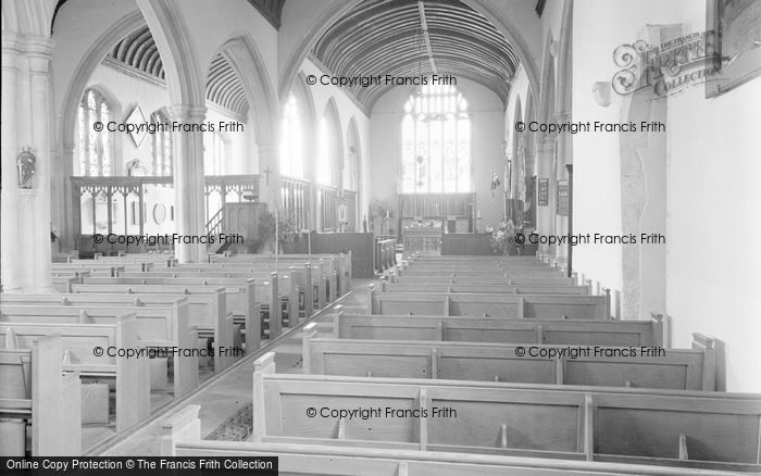 Photo of Lingfield, The Church, Interior 1959