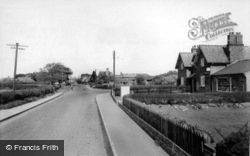 Cross Roads And Post Office c.1960, Linton-on-Ouse